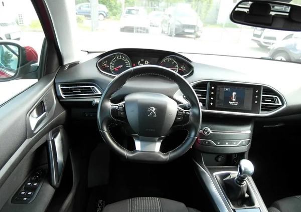 Peugeot 308 cena 34900 przebieg: 153000, rok produkcji 2015 z Sosnowiec małe 631